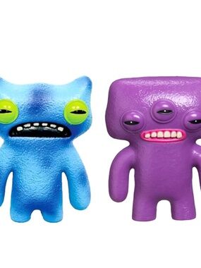 Fuggler Vinyl Figures Lot ugly Monsters Wide Eyed Weirdo Annoyed Alien 2.5" Toys
